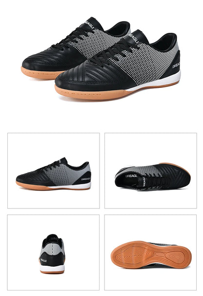 Indoor Soccer Cleats Men Professional Futsal Shoes Anti Skid Mens Football Boots Original Hard Court Chuteira Society Futebol