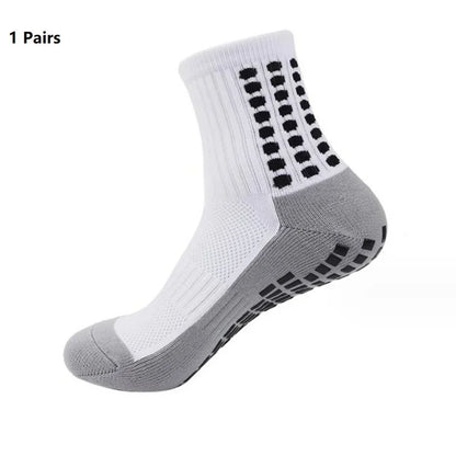 Grip Soccer Socks Anti Slip Non Slip Men's Athletic Socks for Football Basketball Sports, 1/10/12/20 Pair 2025