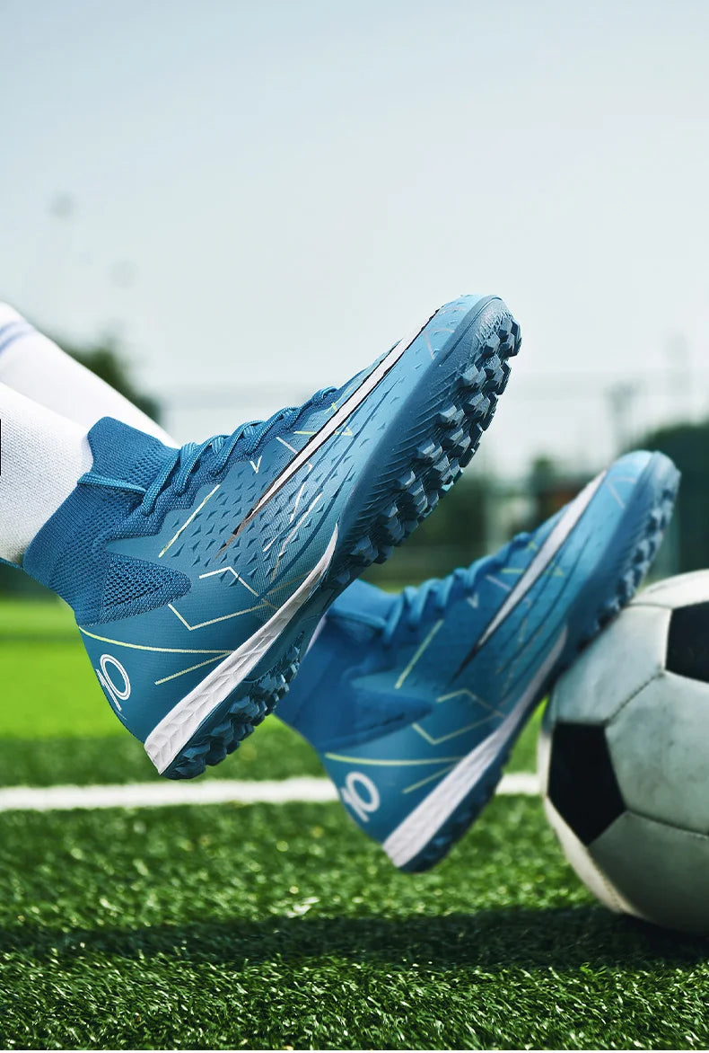 Original Outdoor Soccer Shoes for Men Indoor Futsal Non-Slip TF/IC Grass Field Breathable Youth Training Football Boots Sneakers