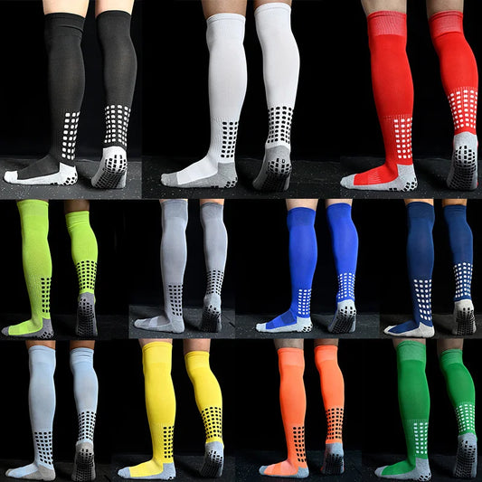 Breathable Women Knee New Men Socks Non-Slip and High Soccer Towel Bottom Cycling Hiking Sports Training Long Football Socks