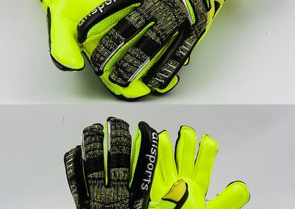 Professional Goalkeeper Gloves Men Women Kids Football Soccer Goalie Gloves 4mm Non-slip Thicken Latex Glove 5 Finger Save Guard