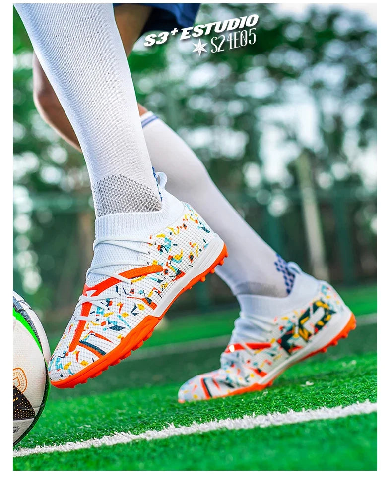 Men Football Shoes Society Soccer Shoes Sneaker Non Slip Professional Training Women Indoor Cleats Sports Wear Football Boots
