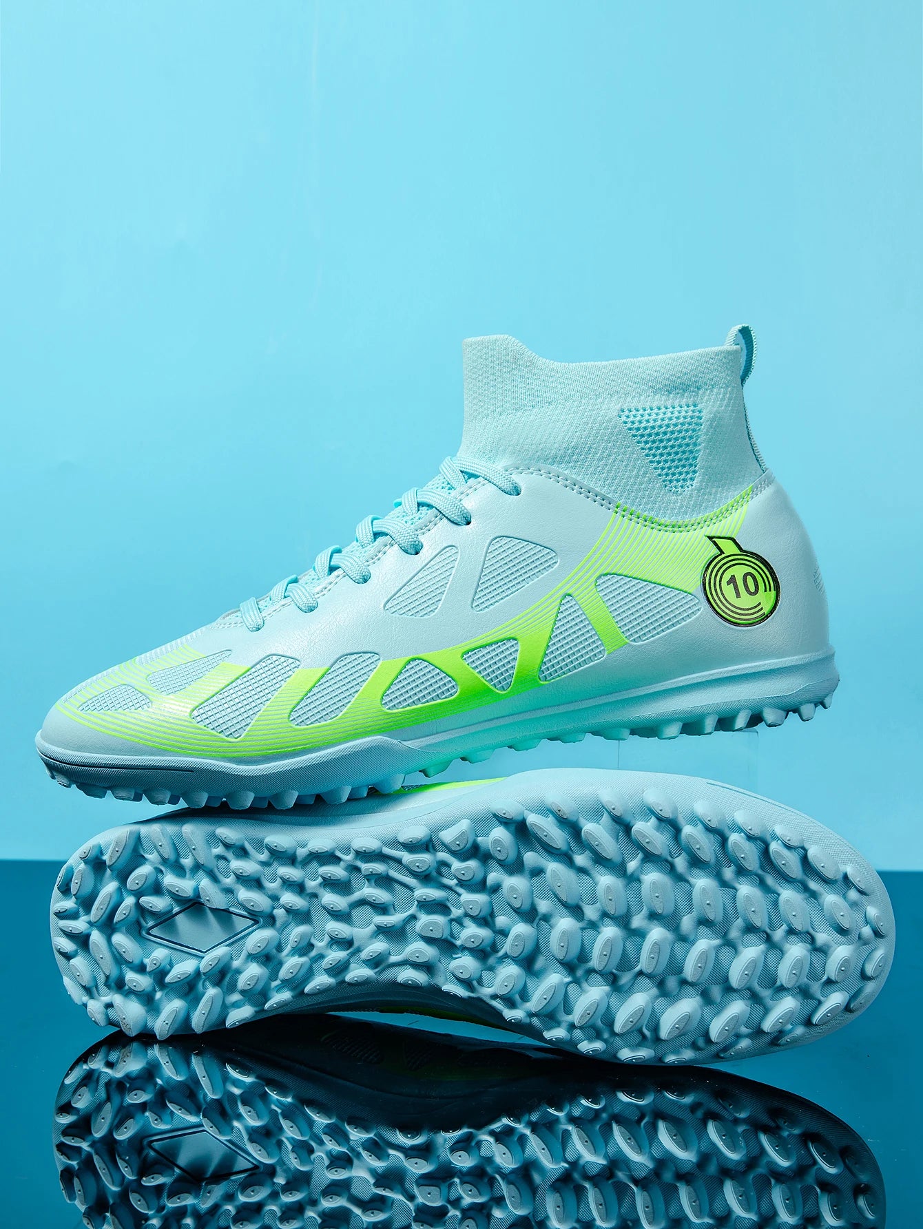 Men's Sports Football Shoes Fg/Ag Long Nail Adult Artificial Grassland Durable Training Specific Shoes High-Tops Non Slip Shoes