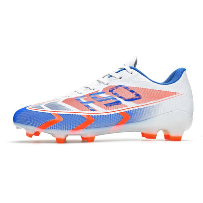 Low-cut football shoes with long studs for adults, men and women, sports anti-skid wear-resistant competition training shoes