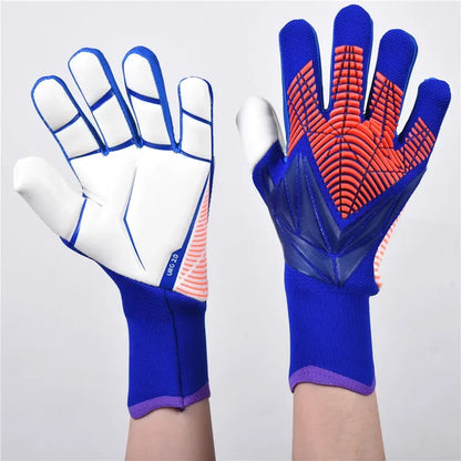 ROXXANA Kids Adults Goalkeeper Gloves Goalie Gloves Thicken Latex Football Soccer Anti-Slip Soccer Breathable Children Goalie