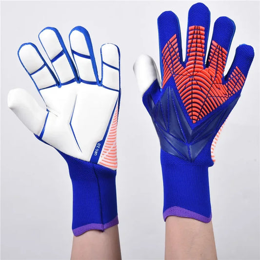 ROXXANA Kids Adults Goalkeeper Gloves Goalie Gloves Thicken Latex Football Soccer Anti-Slip Soccer Breathable Children Goalie