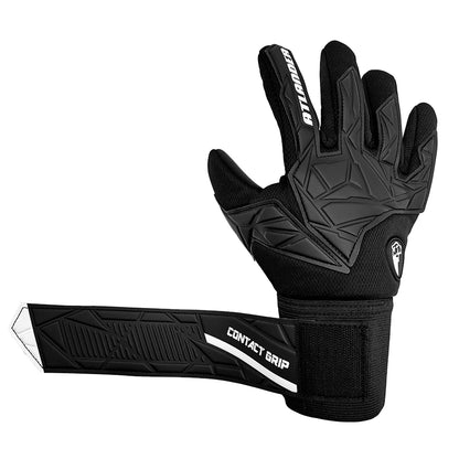 Goalkeeper Gloves Kids Adults Anti-Slip Latex Football High Quality Soccer Strong Grip Match Training Wrist Strap Goalie Glove