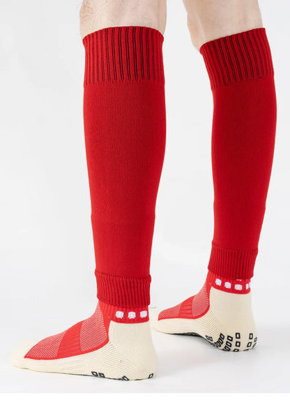 4PCS Set Non-Slip Viscose Football Socks with Drawstring Bag for Men & Women Outdoor Sports Running Basketball Leg Bandage