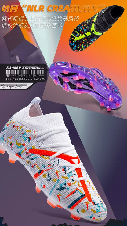 Men Football Shoes Society Soccer Shoes Sneaker Non Slip Professional Training Women Indoor Cleats Sports Wear Football Boots