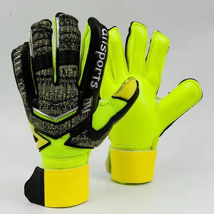 New Design Professional Soccer Goalkeeper Glvoes Latex Finger Protection Children Adults Football Goalie Gloves