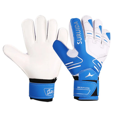 1 Pair Size 5-10 Goalkeeper Gloves Thickened Anti Slip Kids Football Goalie Gloves Professional Cushioning