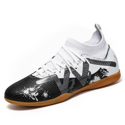 Fashion Pink Football Boots Man Turf Training Society Soccer Cleats Men Women Futsal Shoes Non-Slip Durable Soccer Shoes For Men