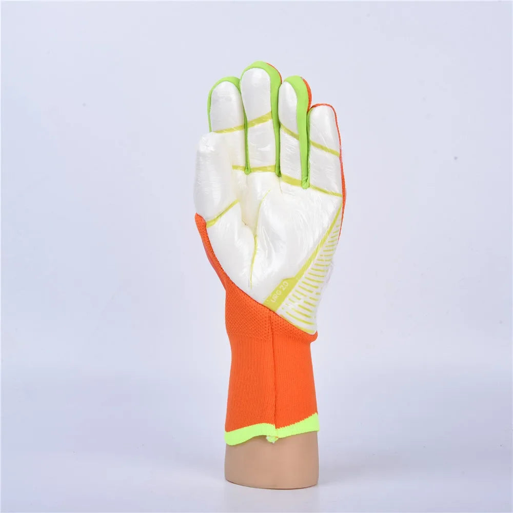 ROXXANA Kids Adults Goalkeeper Gloves Goalie Gloves Thicken Latex Football Soccer Anti-Slip Soccer Breathable Children Goalie
