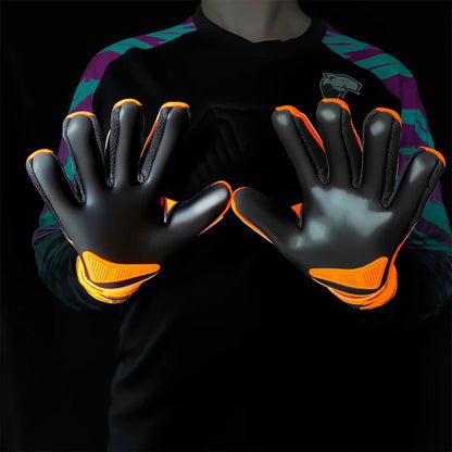 Goalkeeper Gloves Kids Adults Anti-Slip Latex Football High Quality Soccer Strong Grip Match Training Wrist Strap Goalie Glove