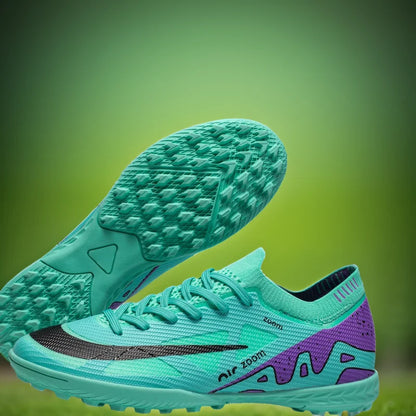 Men's professional football shoes with long spikes, AG/FG outdoor sports training shoes, entertainment games, artificial turf