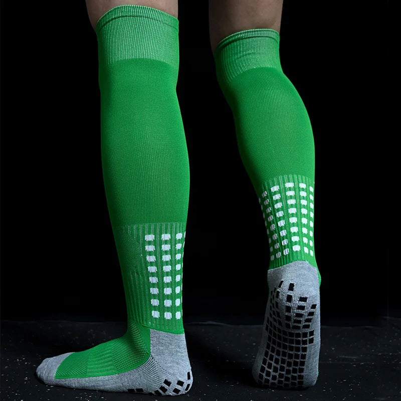 Breathable Women Knee New Men Socks Non-Slip and High Soccer Towel Bottom Cycling Hiking Sports Training Long Football Socks
