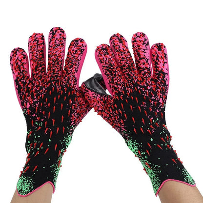 Kids Adults Football Goalkeeper Gloves Thickened Latex Professional Protection Non-Slip Soccer Goalie Goalkeeper Football Gloves
