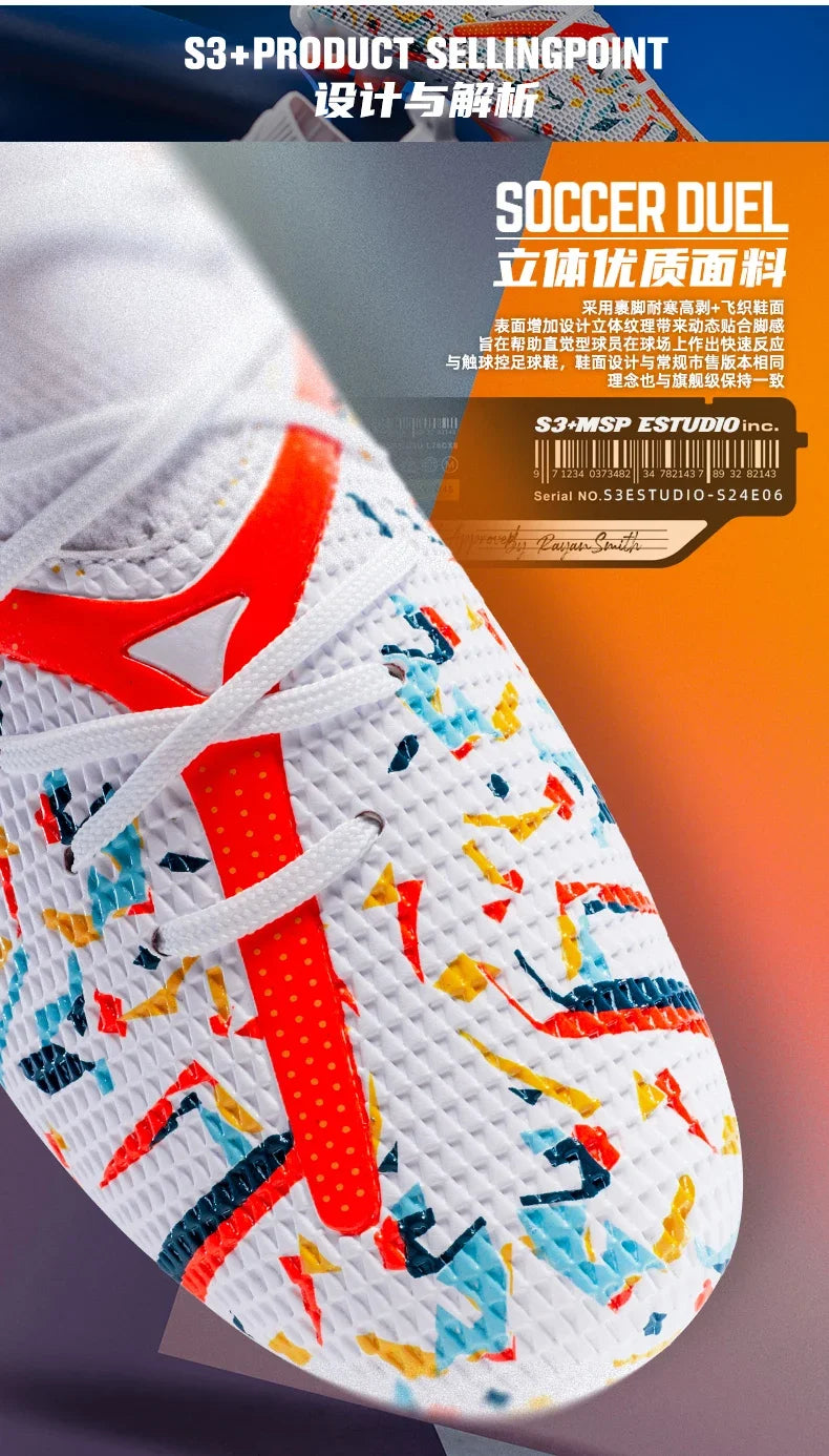 Men Football Shoes Society Soccer Shoes Sneaker Non Slip Professional Training Women Indoor Cleats Sports Wear Football Boots