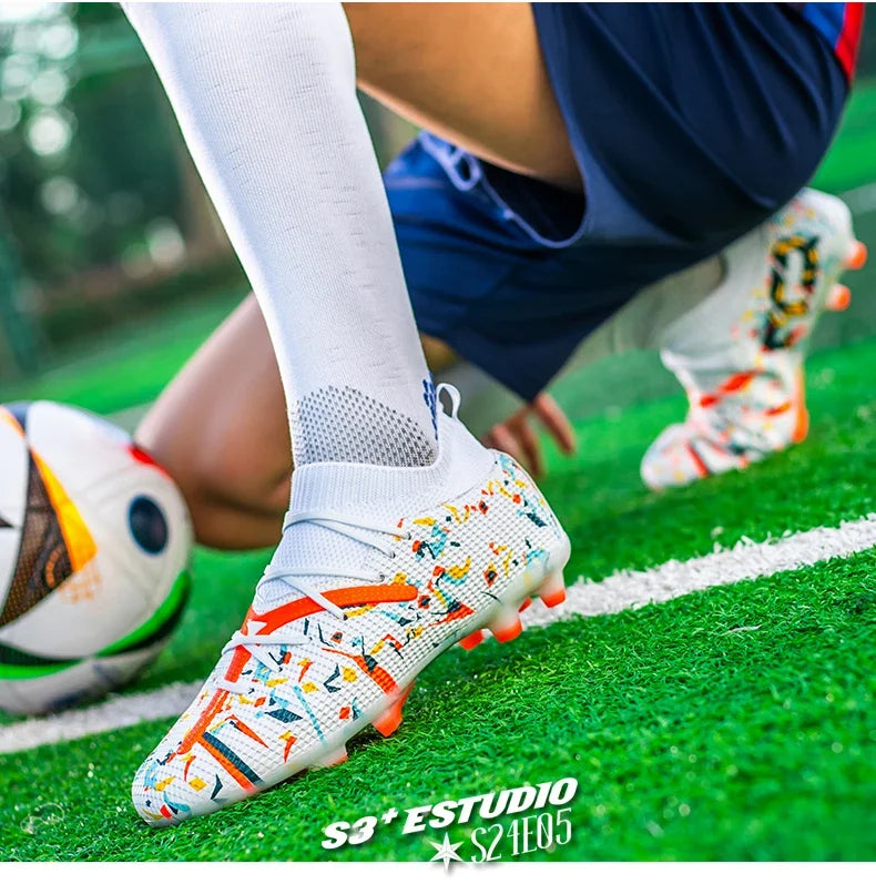 Men Football Shoes Society Soccer Shoes Sneaker Non Slip Professional Training Women Indoor Cleats Sports Wear Football Boots