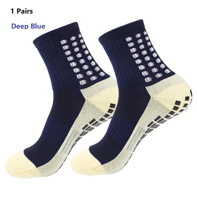 Grip Soccer Socks Anti Slip Non Slip Men's Athletic Socks for Football Basketball Sports, 1/10/12/20 Pair 2025
