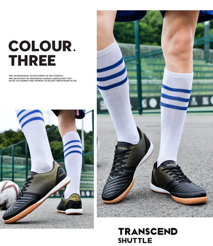 Indoor Soccer Cleats Men Professional Futsal Shoes Anti Skid Mens Football Boots Original Hard Court Chuteira Society Futebol