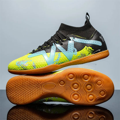 Fashion Pink Football Boots Man Turf Training Society Soccer Cleats Men Women Futsal Shoes Non-Slip Durable Soccer Shoes For Men