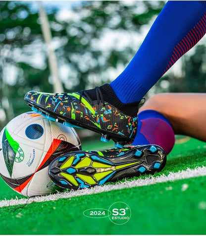 Men Football Shoes Society Soccer Shoes Sneaker Non Slip Professional Training Women Indoor Cleats Sports Wear Football Boots