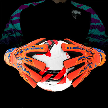 Goalkeeper Gloves Kids Adults Anti-Slip Latex Football High Quality Soccer Strong Grip Match Training Wrist Strap Goalie Glove