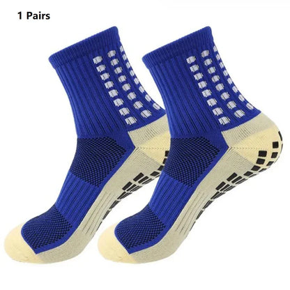 Grip Soccer Socks Anti Slip Non Slip Men's Athletic Socks for Football Basketball Sports, 1/10/12/20 Pair 2025