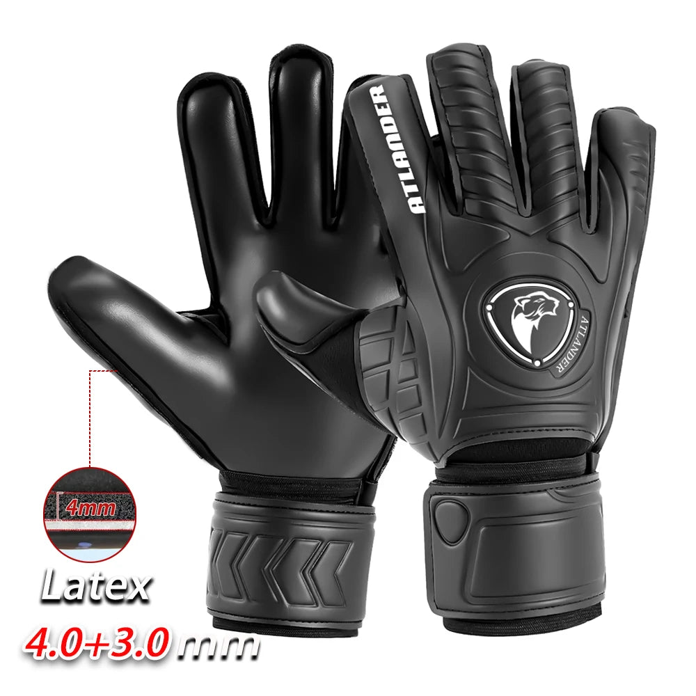 Fingersave Goalkeeper Gloves Football Wrist Strap Latex Finger Save Guard Protection Kids Adult Soccer Strong Grip Goalie Glove