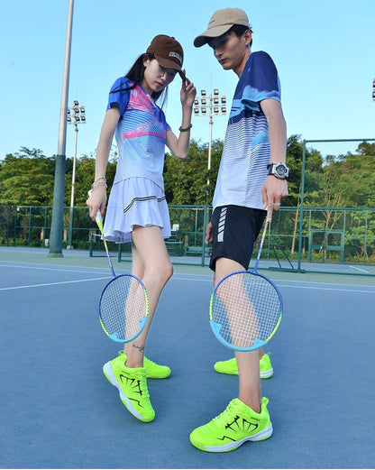 Men Badminton Shoes Competition Wear Resistant Table Tennis Shoes Non-slip Outdoor Couple Sneakers High Quality futsal Shoes