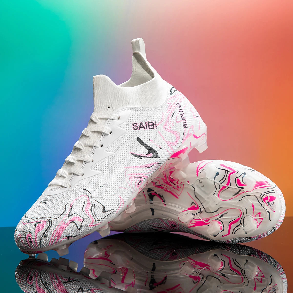 New Professional Unisex Soccer Shoes Non-slip Football Boots Outdoor Drop Shipping Futsal Match Training Sport Sport Sneakers