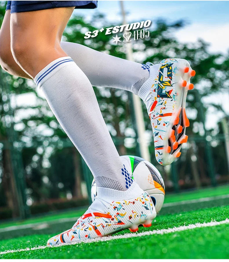 Men Football Shoes Society Soccer Shoes Sneaker Non Slip Professional Training Women Indoor Cleats Sports Wear Football Boots