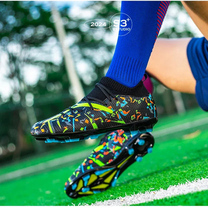 Men Football Shoes Society Soccer Shoes Sneaker Non Slip Professional Training Women Indoor Cleats Sports Wear Football Boots
