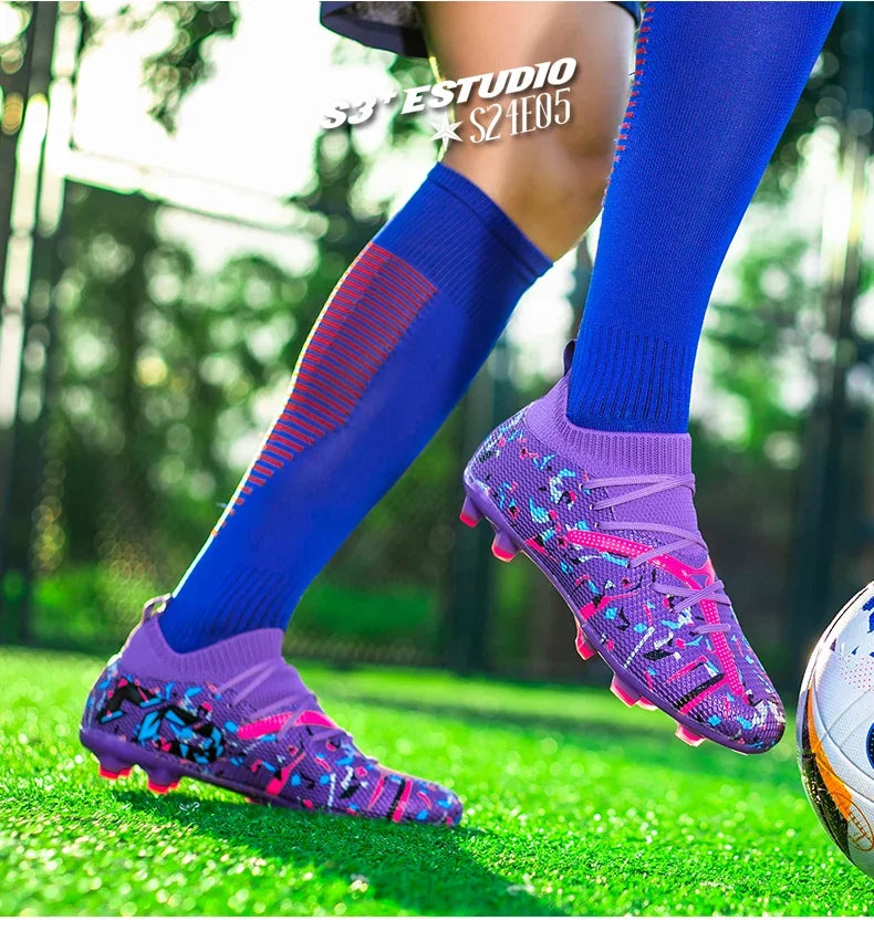 Men Football Shoes Society Soccer Shoes Sneaker Non Slip Professional Training Women Indoor Cleats Sports Wear Football Boots