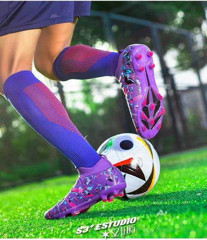 Men Football Shoes Society Soccer Shoes Sneaker Non Slip Professional Training Women Indoor Cleats Sports Wear Football Boots