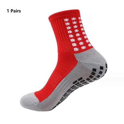Grip Soccer Socks Anti Slip Non Slip Men's Athletic Socks for Football Basketball Sports, 1/10/12/20 Pair 2025