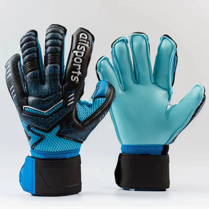 New Design Professional Soccer Goalkeeper Glvoes Latex Finger Protection Children Adults Football Goalie Gloves