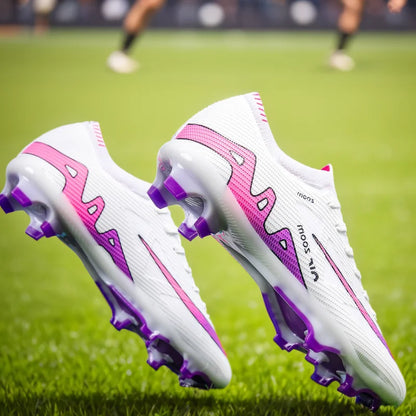 Men's professional football shoes with long spikes, AG/FG outdoor sports training shoes, entertainment games, artificial turf