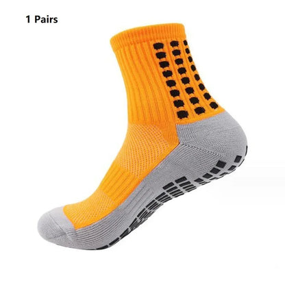 Grip Soccer Socks Anti Slip Non Slip Men's Athletic Socks for Football Basketball Sports, 1/10/12/20 Pair 2025