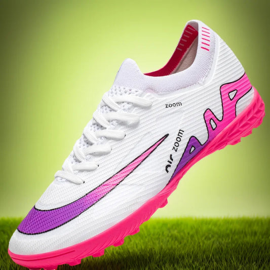 Men's professional football shoes with long spikes, AG/FG outdoor sports training shoes, entertainment games, artificial turf