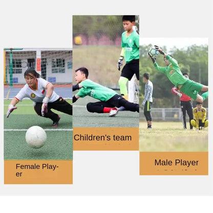 1 Pair Size 5-10 Goalkeeper Gloves Thickened Anti Slip Kids Football Goalie Gloves Professional Cushioning