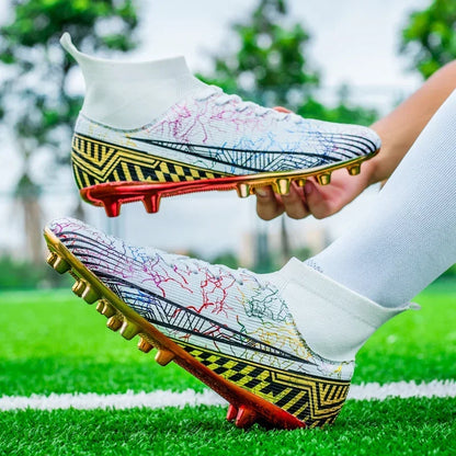New Men Soccer Shoes Breathable Professional Unisex Non-slip Football Boots Sports New Cleats Drop Shipping Ultralight