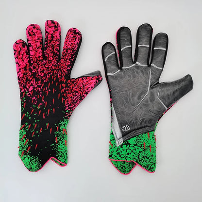 Kids Adults Football Goalkeeper Gloves Thickened Latex Professional Protection Non-Slip Soccer Goalie Goalkeeper Football Gloves