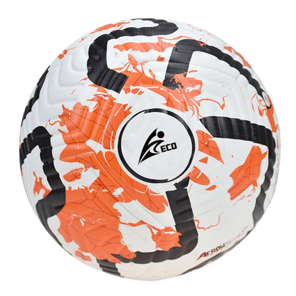 Professional Soccer Balls Size 5 Football Ball Leather Machine-stitched Soccer Ball for Children Adults Outdoor Sport Training