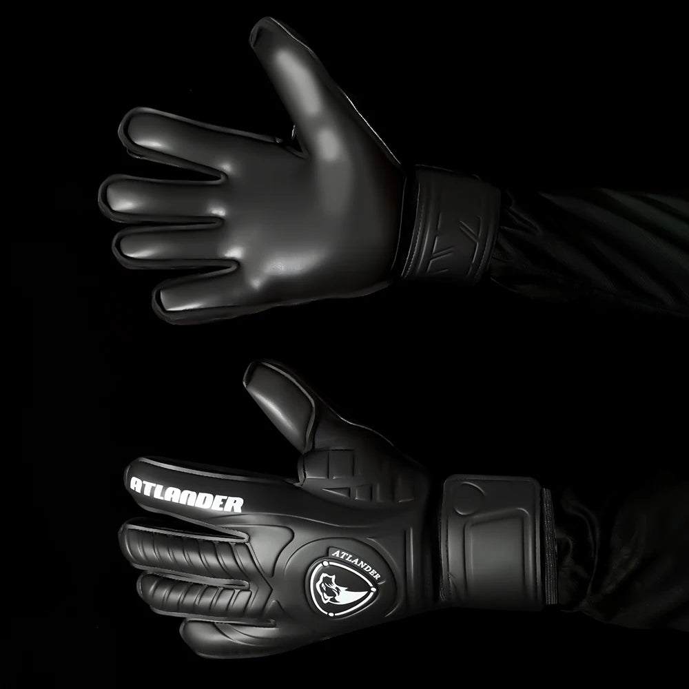 Kids Adult Fingersave Goalkeeper Gloves Football Wrist Strap Latex Finger Save Guard Protection Soccer Strong Grip Goalie Glove