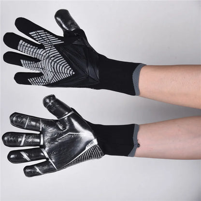ROXXANA Kids Adults Goalkeeper Gloves Goalie Gloves Thicken Latex Football Soccer Anti-Slip Soccer Breathable Children Goalie