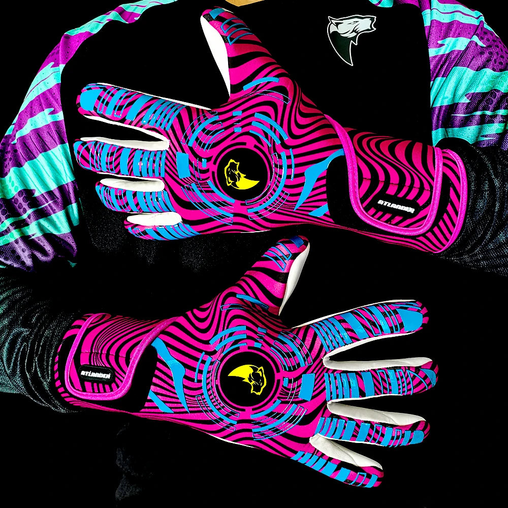 Professional Football Goalkeeper Gloves Kids Adults Latex Thickened Protection Child Goalkeeper Teenager Goalie Soccer Gloves