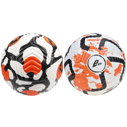 Professional Soccer Balls Size 5 Football Ball Leather Machine-stitched Soccer Ball for Children Adults Outdoor Sport Training