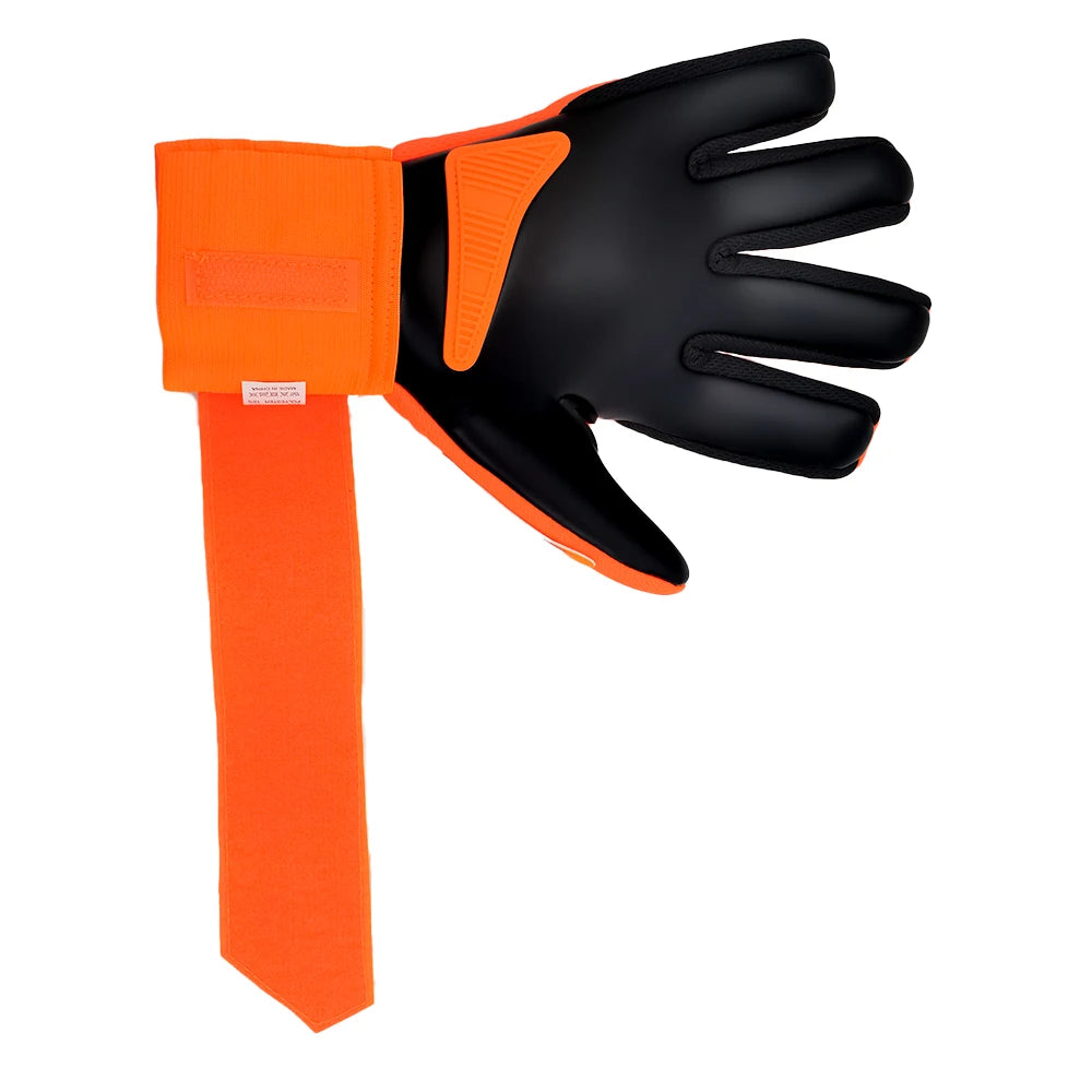 Goalkeeper Gloves Kids Adults Anti-Slip Latex Football High Quality Soccer Strong Grip Match Training Wrist Strap Goalie Glove